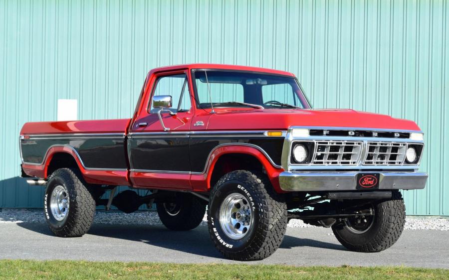 Ford F-250 Ranger XLT Styleside Pickup Highboy '1974